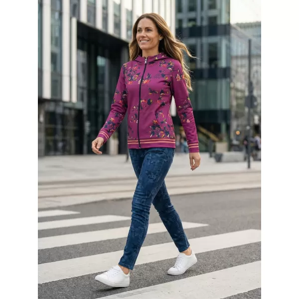  Dámská mikina na zip premium ALTISPORT VOJ/ALW024MI02 FIALOVÁ 