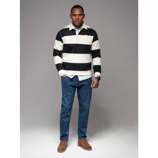  Pánské kalhoty OMBRE OM-PADP-0227 DARK BLUE 