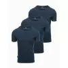 Pánská košile OMBRE OM-TSBS-0232 3X NAVY BLUE