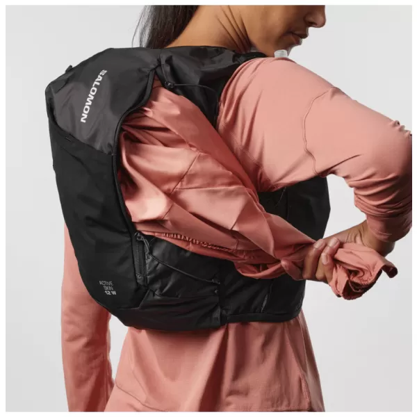  Dámský batoh SALOMON ACTIVE SKIN 12 WOMEN SET LC2178600 BLACK/METAL 