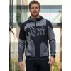 Pánská mikina na zip premium ALTISPORT VOJ/ALM056MI02 ČERNÁ