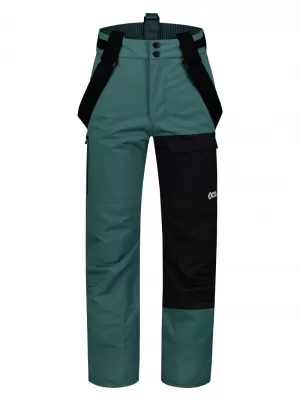 Pánské lyžařské a snowboardové kalhoty NORDBLANC PLOW NBWP8133 ZELENÁ