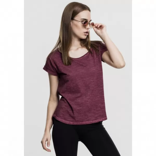  Dámské triko URBAN CLASSICS TB1196 BURGUNDY 