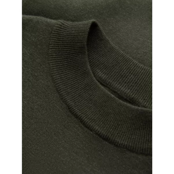  Pánský svetr OMBRE OM-SWTN-0125 DARK OLIVE 