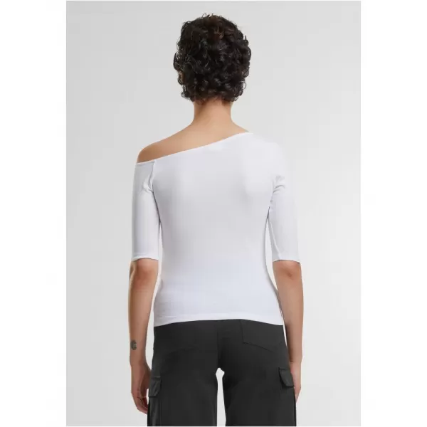  Dámské triko URBAN CLASSICS TB7096A WHITE/WHITE 