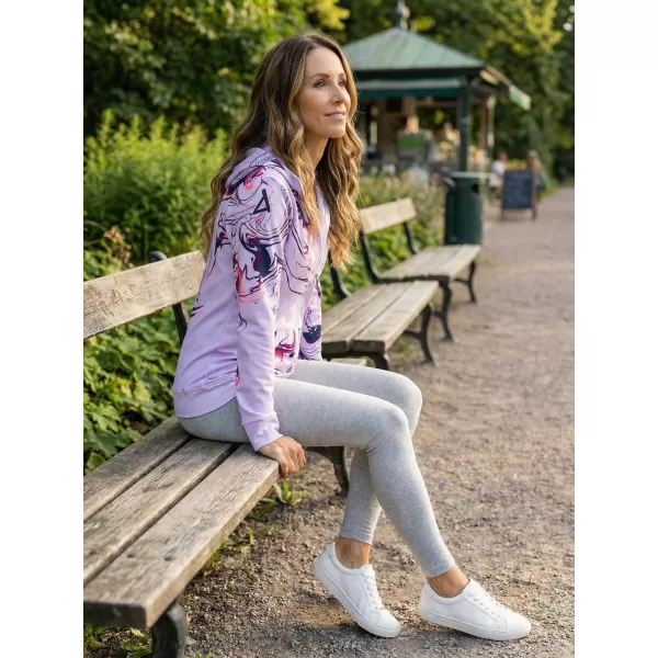  Dámská mikina na zip premium ALTISPORT VOJ/ALW064MI02 LILA 
