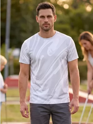 Pánské funkční triko premium ALTISPORT VOJ/ALM072TR01 ŠEDÁ