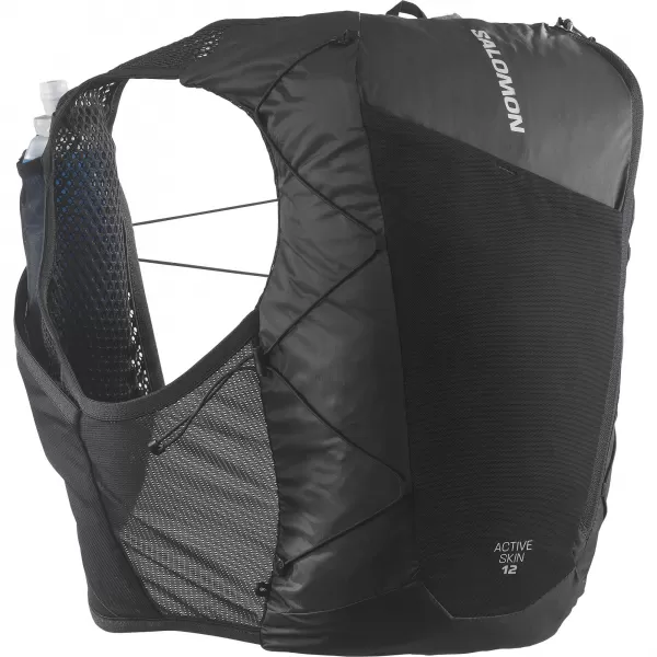  Pánský batoh SALOMON ACTIVE SKIN 12 SET LC2177400 BLACK/METAL 
