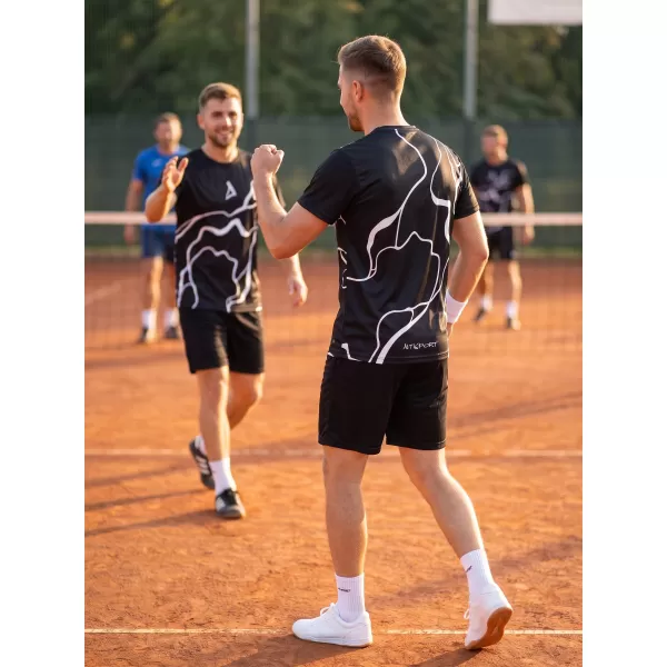  Pánské funkční triko premium ALTISPORT VOJ/ALM073TR01 ČERNÁ 