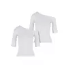 Dámské triko URBAN CLASSICS TB7096A WHITE/WHITE