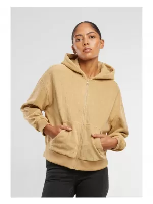 Dámská mikina URBAN CLASSICS TB7121 UNION BEIGE
