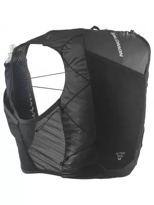 Pánský batoh SALOMON ACTIVE SKIN 12 SET LC2177400 BLACK/METAL