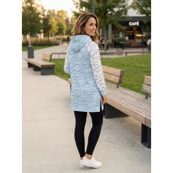  Dámská funkční mikina premium ALTISPORT VOJ/ALW067MI03 BABY BLUE 