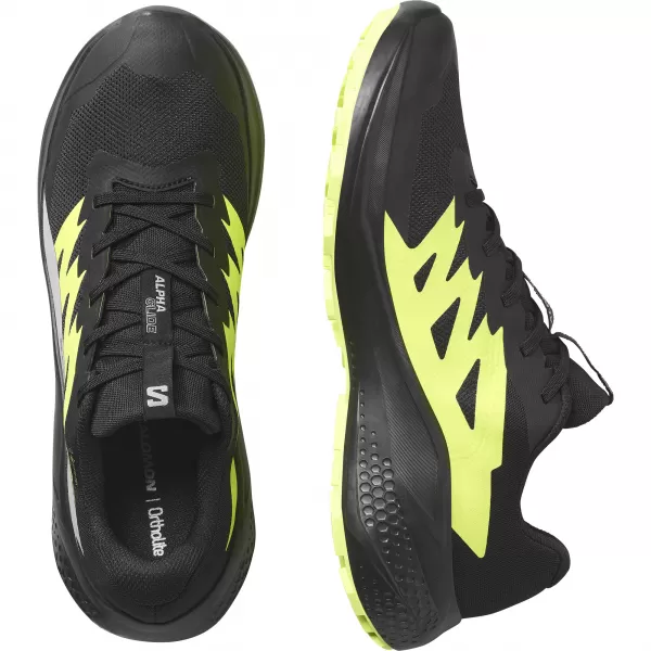  Pánské boty SALOMON ALPHAGLIDE GTX L47802000 BLACK/ALLOY/SHARP GREEN 