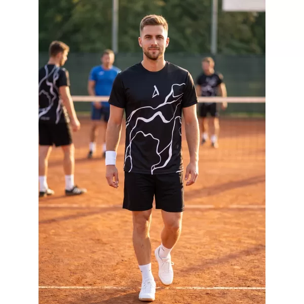  Pánské funkční triko premium ALTISPORT VOJ/ALM073TR01 ČERNÁ 