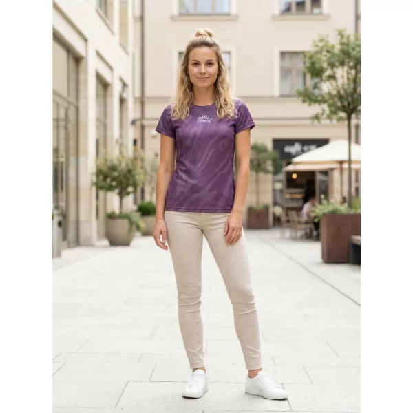  Dámské funkční triko premium ALTISPORT VOJ/ALW072TR01 FIALOVÁ 