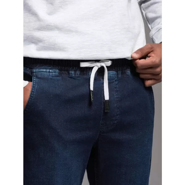  Pánské kalhoty OMBRE OM-PADJ-0156 DARK BLUE 