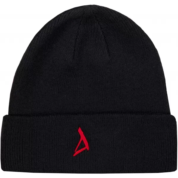  Zimní čepice ALTISPORT ALU002315 ČERNOČERVENÁ 