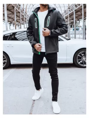 Pánská bunda DSTREET TMAVĚ ŠEDÁ