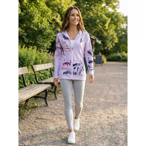  Dámská mikina na zip premium ALTISPORT VOJ/ALW064MI02 LILA 