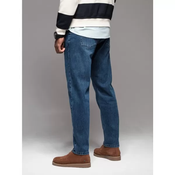  Pánské kalhoty OMBRE OM-PADP-0227 DARK BLUE 