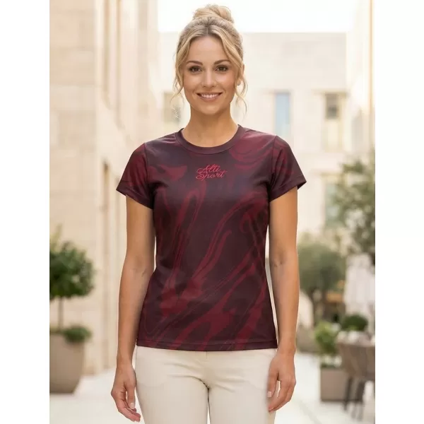  Dámské funkční triko premium ALTISPORT VOJ/ALW072TR01 WINE RED 