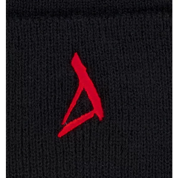  Zimní čepice ALTISPORT ALU002315 ČERNOČERVENÁ 
