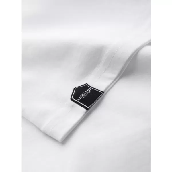  Pánské triko OMBRE OM-LSCL-0105 WHITE AND MAROON 