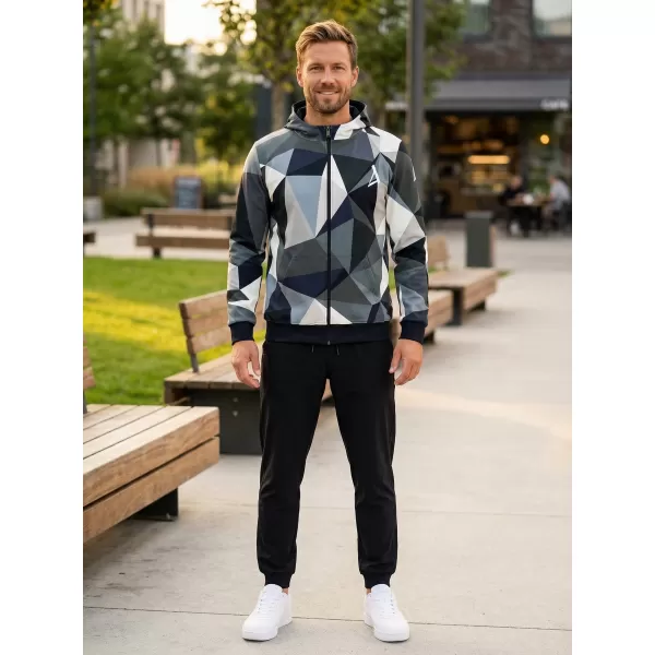  Pánská mikina na zip premium ALTISPORT VOJ/ALM007MI02 ŠEDÁ 
