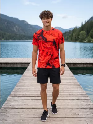 Pánské funkční triko premium ALTISPORT VOJ/ALM071TR01 ČERVENÁ