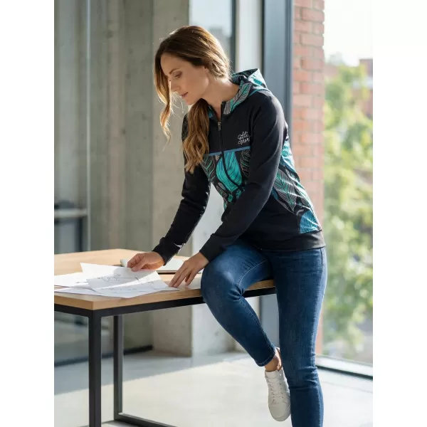 Dámská mikina na zip premium ALTISPORT VOJ/ALW061MI02 MODRÁ 