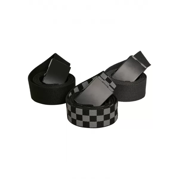  Pásek URBAN CLASSICS TB2774 GRY BLACK/BLACK/BLACK/BLACK/CHARCOAL/BLACK 