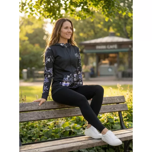  Dámská mikina na zip premium ALTISPORT VOJ/ALW063MI02 ČERNÁ 