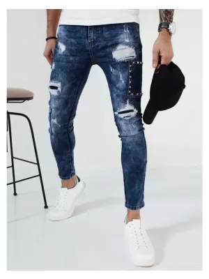 Pánské kalhoty DSTREET MODRÁ