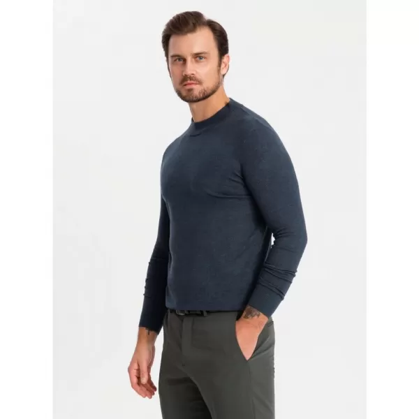  Pánský svetr OMBRE OM-SWTN-0125 NAVY BLUE 