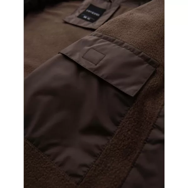  Pánská bunda OMBRE C447 BEIGE/BROWN 