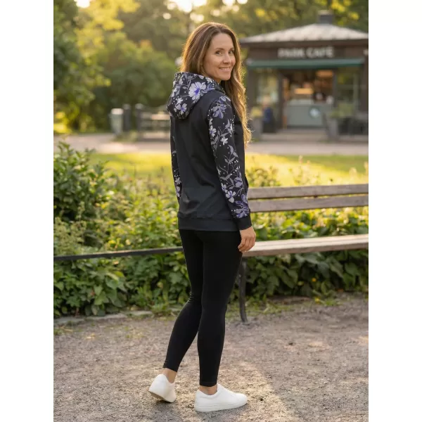  Dámská mikina na zip premium ALTISPORT VOJ/ALW063MI02 ČERNÁ 