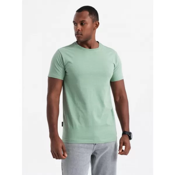  Pánská košile OMBRE OM-TSBS-0232 GRAY-GREEN/WHITE/BEIGE 
