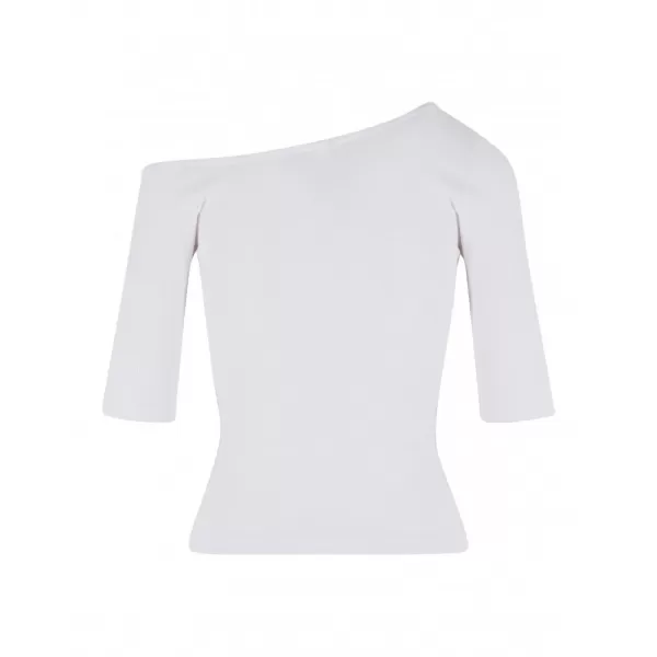  Dámské triko URBAN CLASSICS TB7096A WHITE/WHITE 