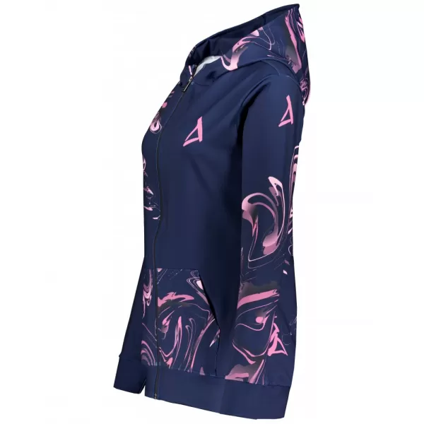  Dámská mikina na zip premium ALTISPORT VOJ/ALW064MI02 MODRORŮŽOVÁ 