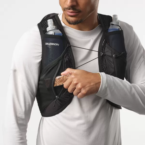  Pánský batoh SALOMON ACTIVE SKIN 12 SET LC2177400 BLACK/METAL 