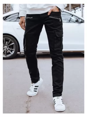 Pánské kalhoty DSTREET ČERNÁ