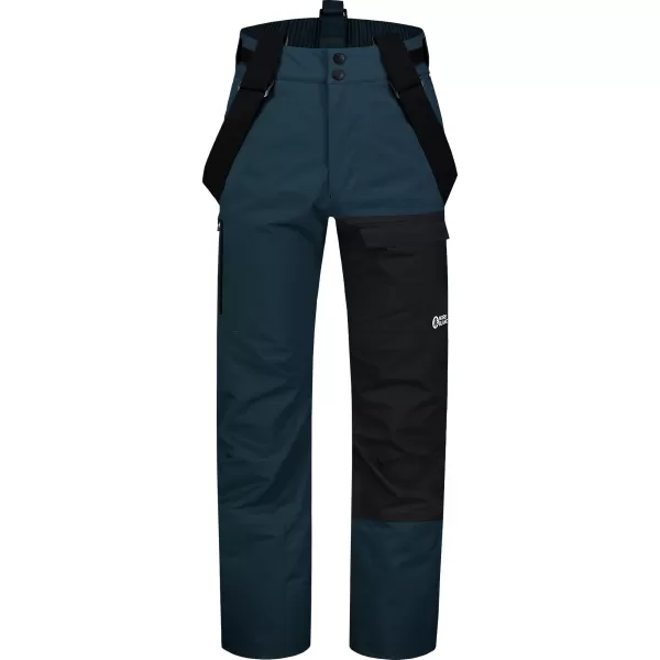  Pánské lyžařské a snowboardové kalhoty NORDBLANC PLOW NBWP8133 MODRÝ PAPRSEK 