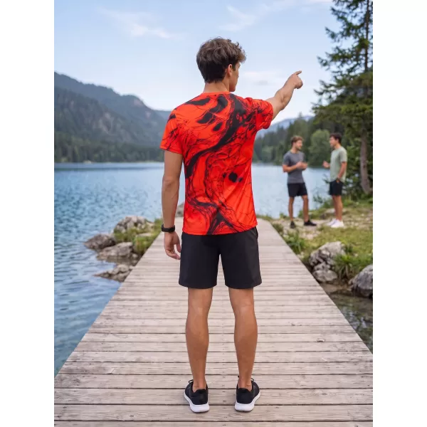  Pánské funkční triko premium ALTISPORT VOJ/ALM071TR01 ČERVENÁ 