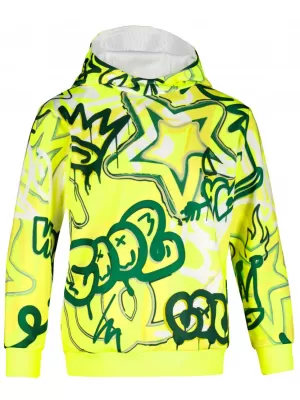 Dětská mikina premium ALTISPORT VOJ/ALK054MI01 FLUO GREEN