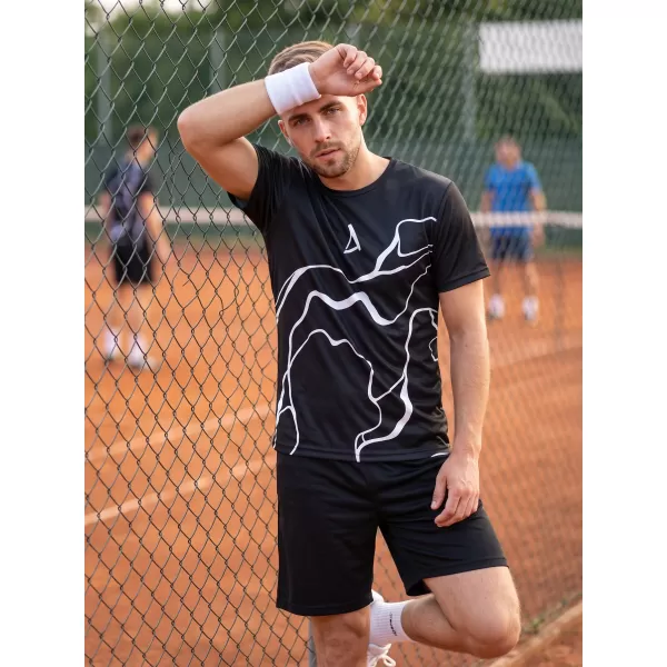  Pánské funkční triko premium ALTISPORT VOJ/ALM073TR01 ČERNÁ 