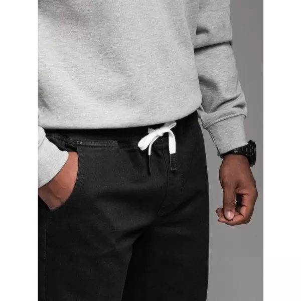  Pánské kalhoty OMBRE OM-PADJ-0156 BLACK 