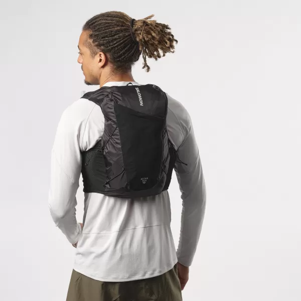  Pánský batoh SALOMON ACTIVE SKIN 12 SET LC2177400 BLACK/METAL 