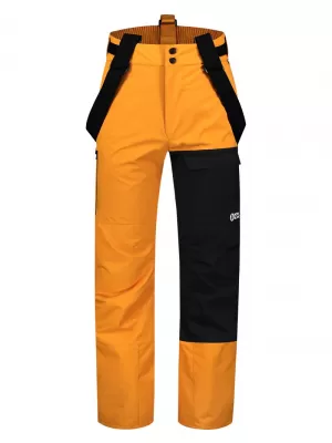 Pánské lyžařské a snowboardové kalhoty NORDBLANC PLOW NBWP8133 ORANŽOVÁ