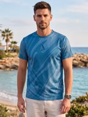 Pánské funkční triko premium ALTISPORT VOJ/ALM072TR01 MIDNIGHT BLUE